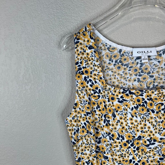 GILLI Women's Floral Print Fit & Flare Sundress Sleeveless Multicolor Size Small - Picture 3 of 11